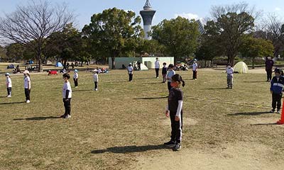 2021年2月13日空手野外練習(大阪市城東区 晴城会)